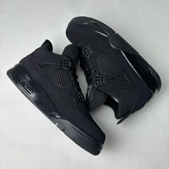 Jordan 4 Retro Black Cat 2020 -Men’s Classic Athletic Sneakers Shoes - Picture 3 of 5